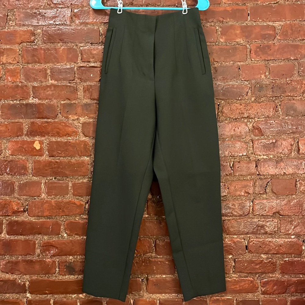 Zara work trouser - size M, green